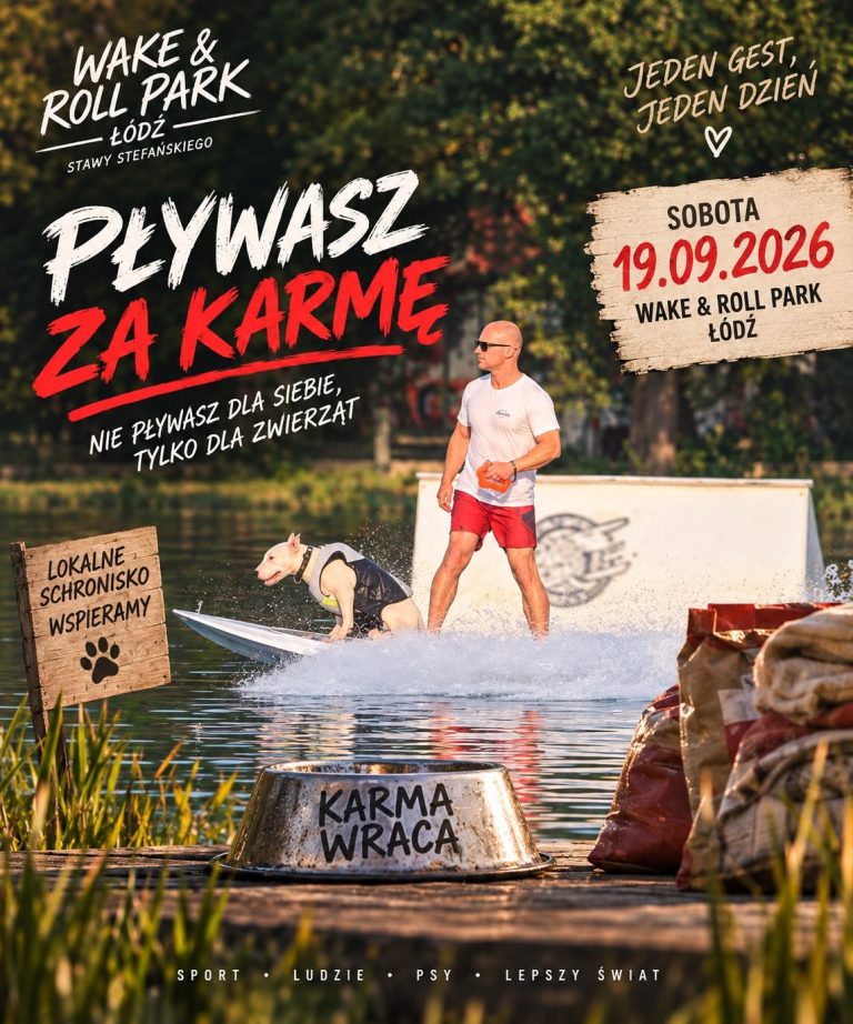 Pływasz za karmę – charytatywna akcja na Stawach Stefańskiego - Patriotyczna 6